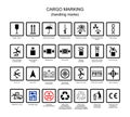 Symbols for cargo marking