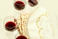 The symbols of the feast of Passover Royalty Free Stock Photo