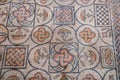 Symbols mosaics inside Basilica di Aquileia Royalty Free Stock Photo