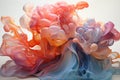 Symbols of nature: liquid shapes and pastel shades Royalty Free Stock Photo