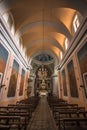 Interior of a little historic chapel in Villa Tulumba, CÃÂ³rdoba, Argentina