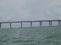 Symetrical bridge in tampa florida