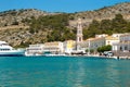 Symi also known as Syme or Simi is a Greek island one of the Dodecanese islands. Royalty Free Stock Photo