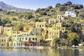 Symi Island panoramic view in Greece