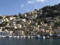 Symi island view, Greece Royalty Free Stock Photo