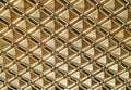 Symmetric golden pattern texture background