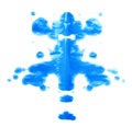 Symmetric paint blot