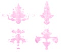 Symmetric paint blot