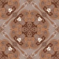 Baroque seamless pattern