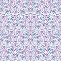 Baroque seamless pattern Royalty Free Stock Photo