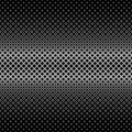 Symmetrical abstract halftone square pattern background - vector graphic from squares in varying sizes