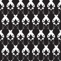 Symmetrical abstract pattern vector