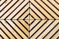 Symmetrical diamond background pattern with wood Royalty Free Stock Photo