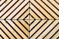 Symmetrical diamond background pattern with wood