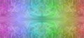 Beautiful Vibrant Rainbow Chakra Background Banner