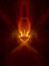 Symmetrical Flame abstract