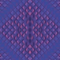 Symmetrical geometric pattern of many triangular shapes. 3d rendering background. Digital illustration