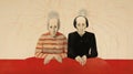 Symmetrical Grid: Candid Portraits Of Suburban Gothic In The Style Of Anton Semenov And Louise Bourgeois