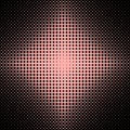 Symmetrical halftone ellipse grid pattern background - vector graphic from ellipses in varying sizes