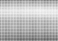 Symmetrical Halftone Gradient Abstract Pattern