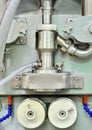 Symmetrical image of manufacturing equipment detail