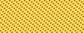 Symmetrical pattern of almonds on yellow background. Continous pattern, isolate, flat lay, minimal Royalty Free Stock Photo