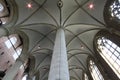 Symmetrical roof of a church in leiden the netherlands Holland