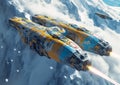 Symmetrical Space Pirates: Flying through Frostbite Mountains on