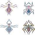 Symmetrical spiders