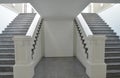 Symmetrical stairways Royalty Free Stock Photo