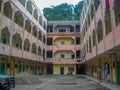 Symmetrical view of a building located in Haridwar India