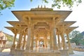 Symmetrical view on a cenotaph, Royal Gaitor, Jaipur, Rajasthan