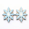 Symmetrical Wooden Snowflake Decorations For A Winter Wonderland