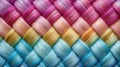 Symmetrical woven fluffy fabric pattern Royalty Free Stock Photo