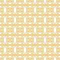 Symmetrical yellow geometric shapes vector textile