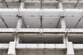 Symmetry in ferroconcrete construction Royalty Free Stock Photo