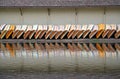 Symmetry of a line of boats