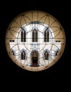 Symmetry window and building Royalty Free Stock Photo