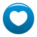 Sympathetic heart icon blue