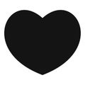 Sympathetic heart icon, simple style.