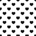 Sympathetic heart pattern seamless vector