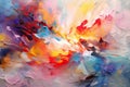 symphony of abstract colors harmonizing and resonating, creating a visual symphony of emotions