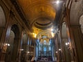 Architectural Elegance: Interior Panorama of the Cathedral of San Luis, Argentina