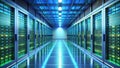 A Symphony of Blue and Green: A Data Center Visualization generative AI