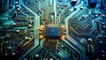 The Symphony of Circuits: A Motherboard\'s Inner Workings AI generated