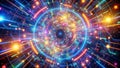 Symphony of Circuits: A Tapestry of Neon and Data Generative AI