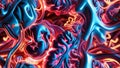 A symphony of circuits where neurons which digitalized and emboss microchips create marvels
