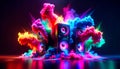 Symphony of Colors: A Spectacle of Vibrant Sound Royalty Free Stock Photo