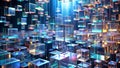A Symphony of Data: Visualizing the Flow of Information Through Glass Prisms generative AI