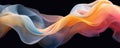 symphony of flowing ribbons and interweaving lines, creating an abstract dance of grace and elegance panorama
